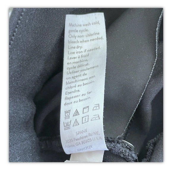 Spanx The Perfect Pants Four Pocket Ankle Black Pants Women's Sz XS Petite - Picture 8 of 10